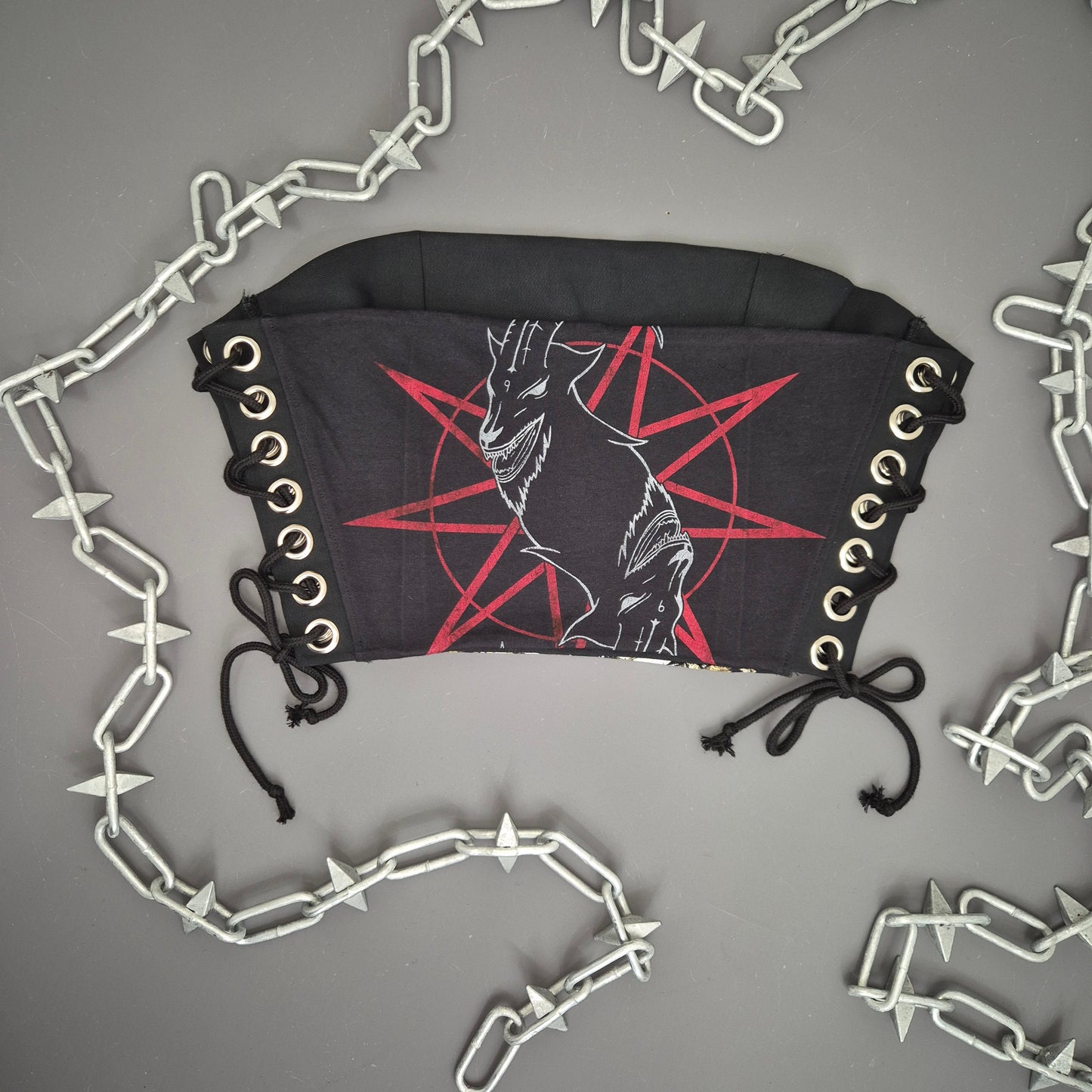 Slipknot Torn Apart Lace Up Top Size 10