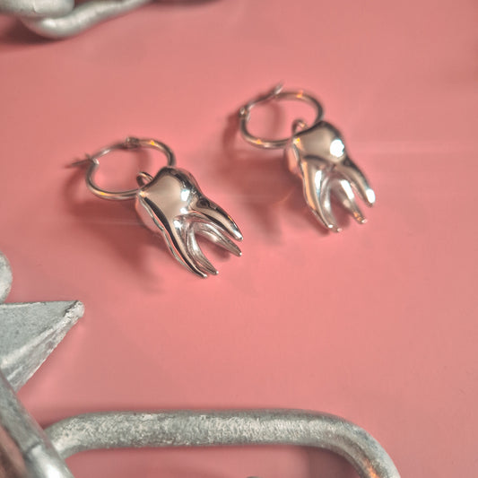 Lover’s Remnant Heavy Tooth Earrings