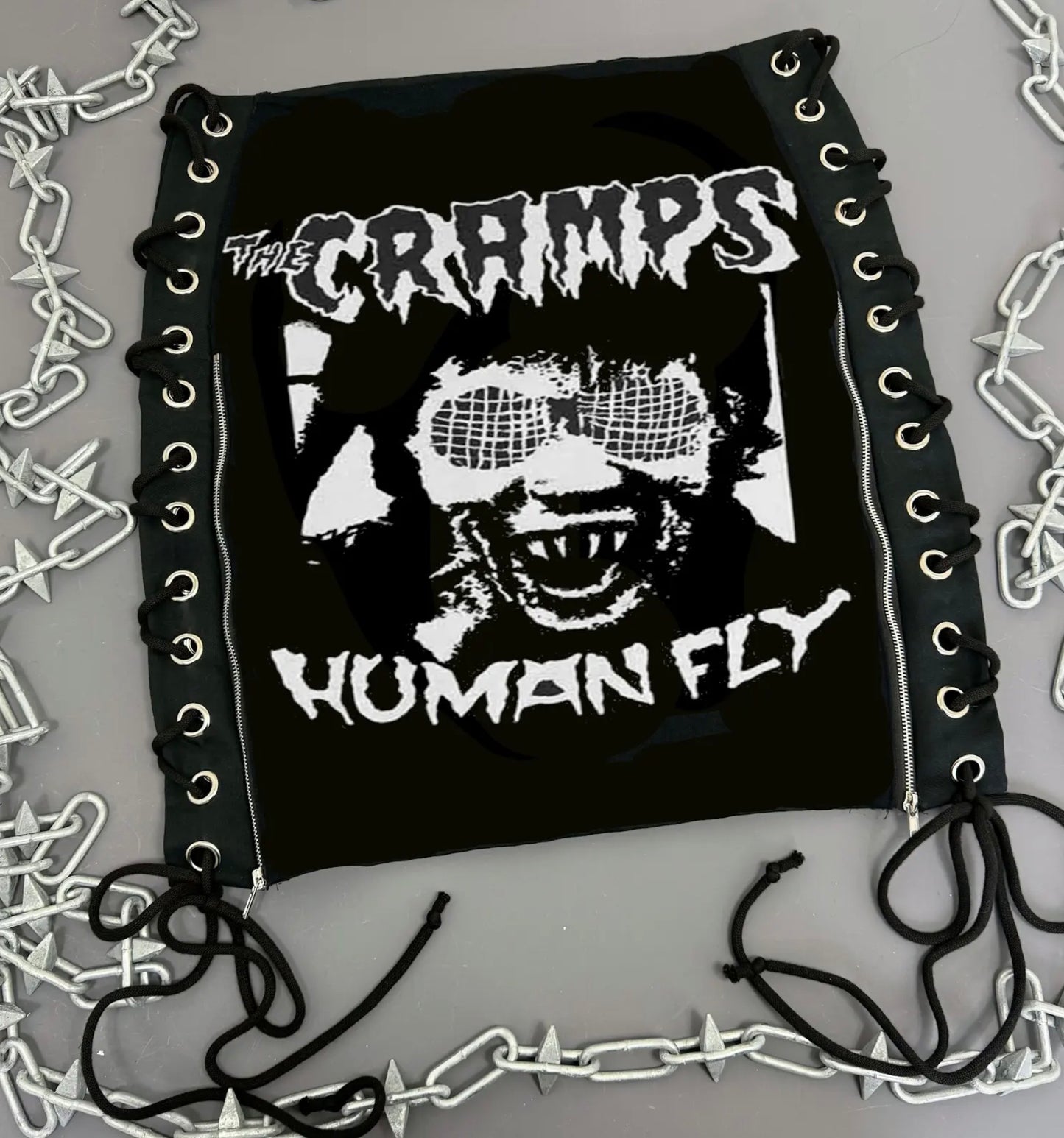 The Cramps Lace Up Skirt
