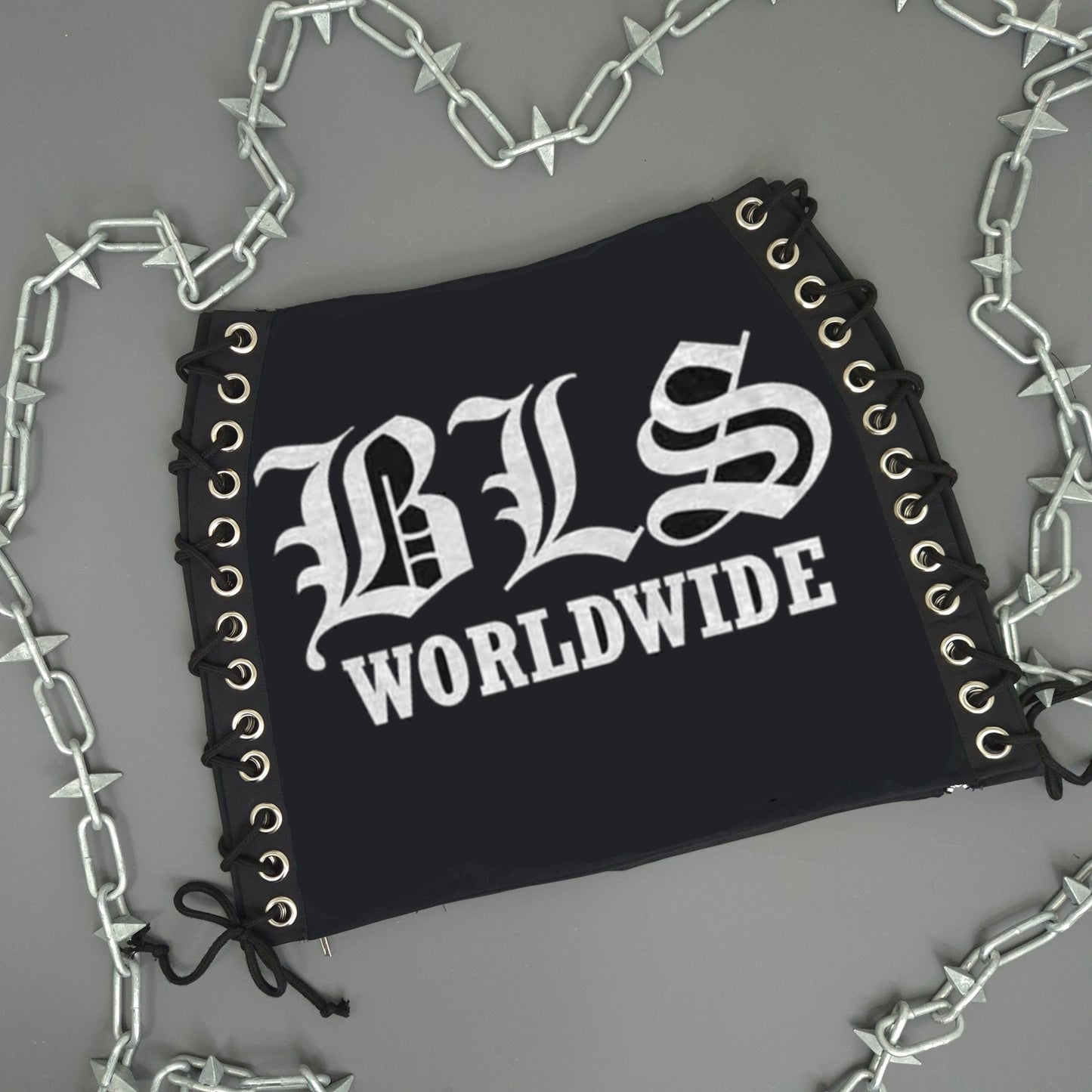 Black Label Society Lace Up Skirt