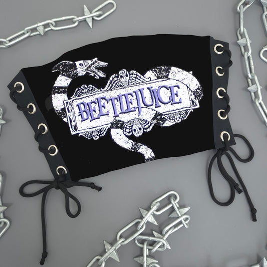 Beetlejuice Lace Up Top