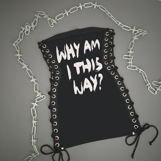 Bring Me The Horizon Lace Up Dress