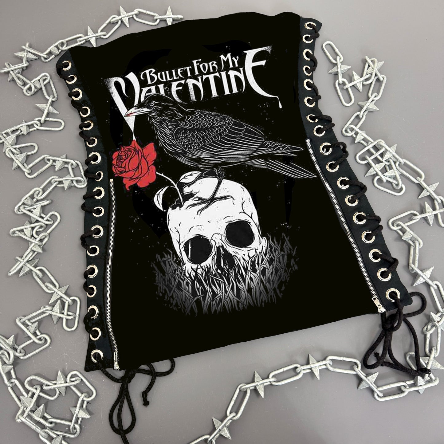Bullet For My Valentine Lace Up Dress
