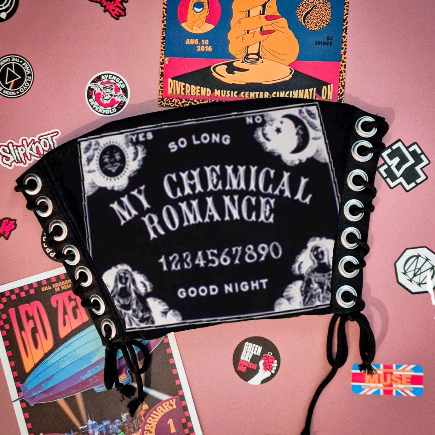 My Chemical Romance Goodnight Lace Up Top