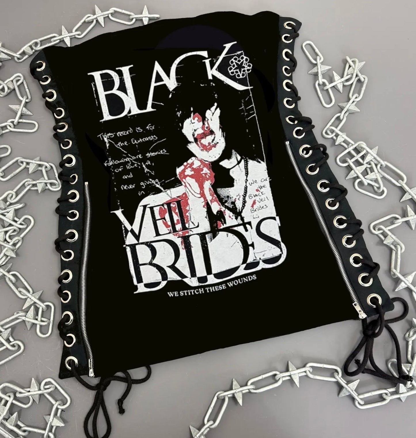 Black Veil Brides Lace Up Dress