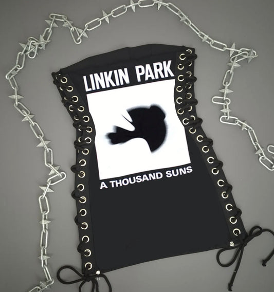 Linkin Park A Thousand Suns Lace Up Dress