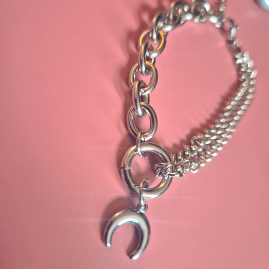 Selene Crescent Moon Bracelet