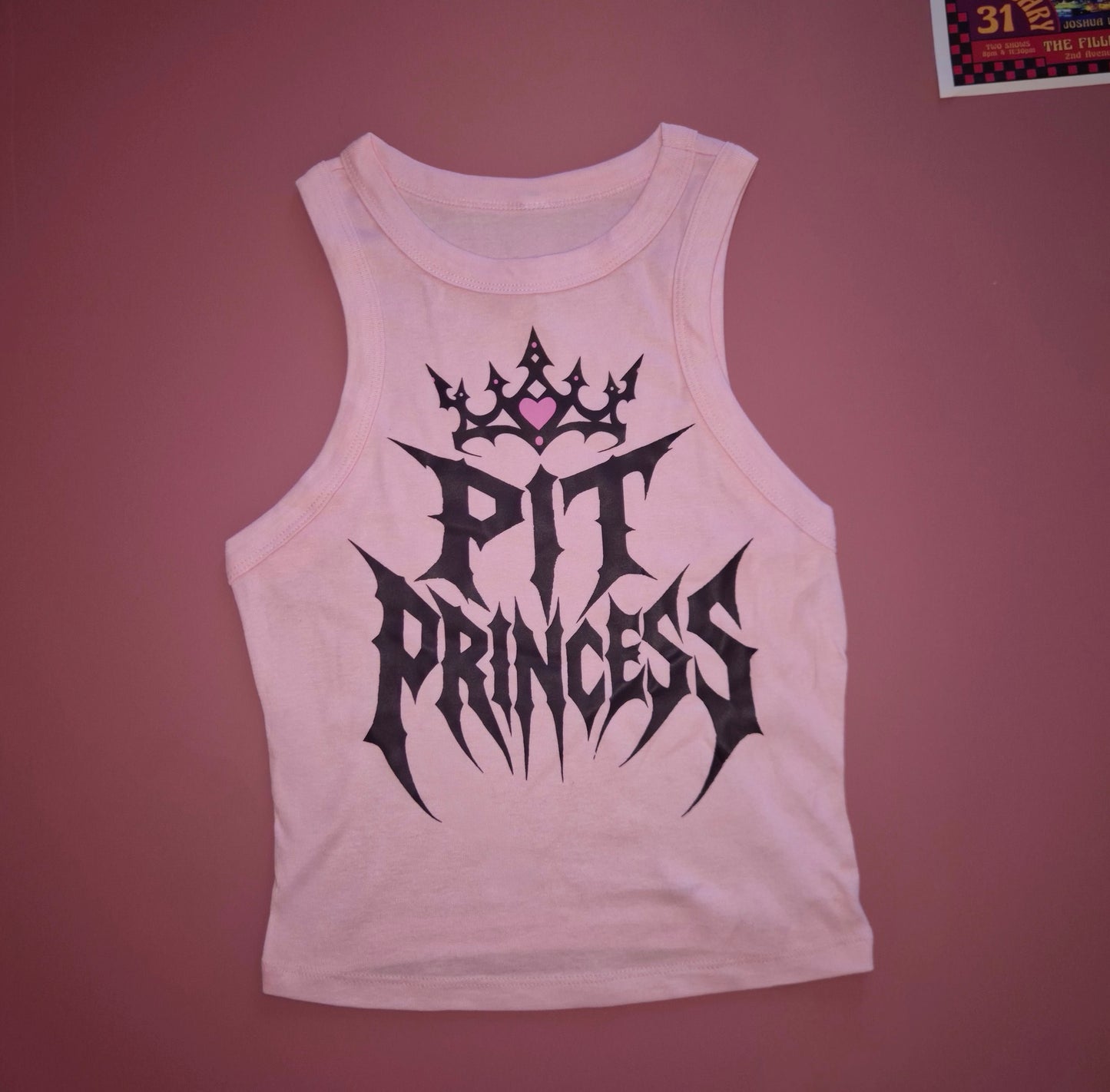 Pit Princess Pink Racer Back Vest