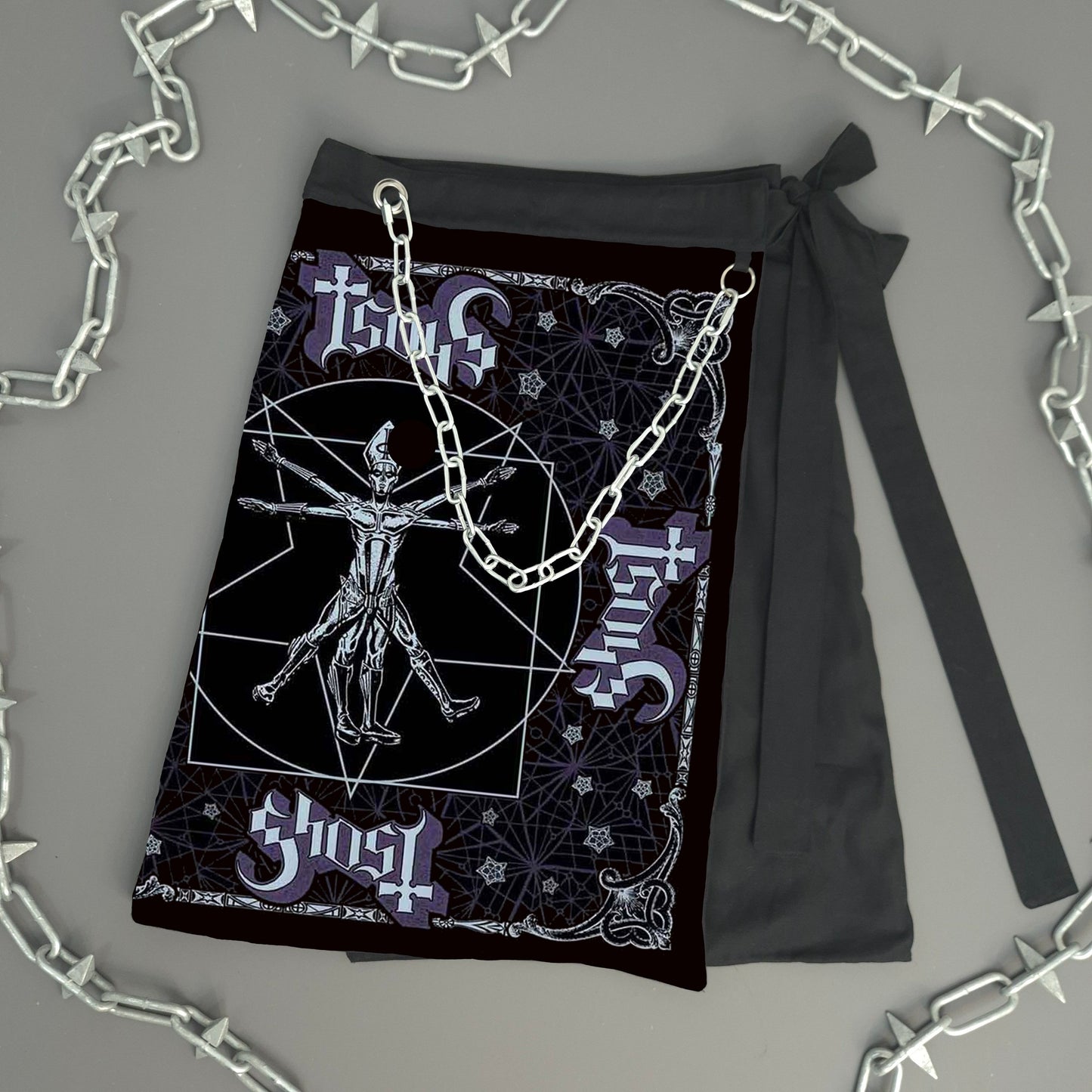 Ghost Bandana Wrap Skirt
