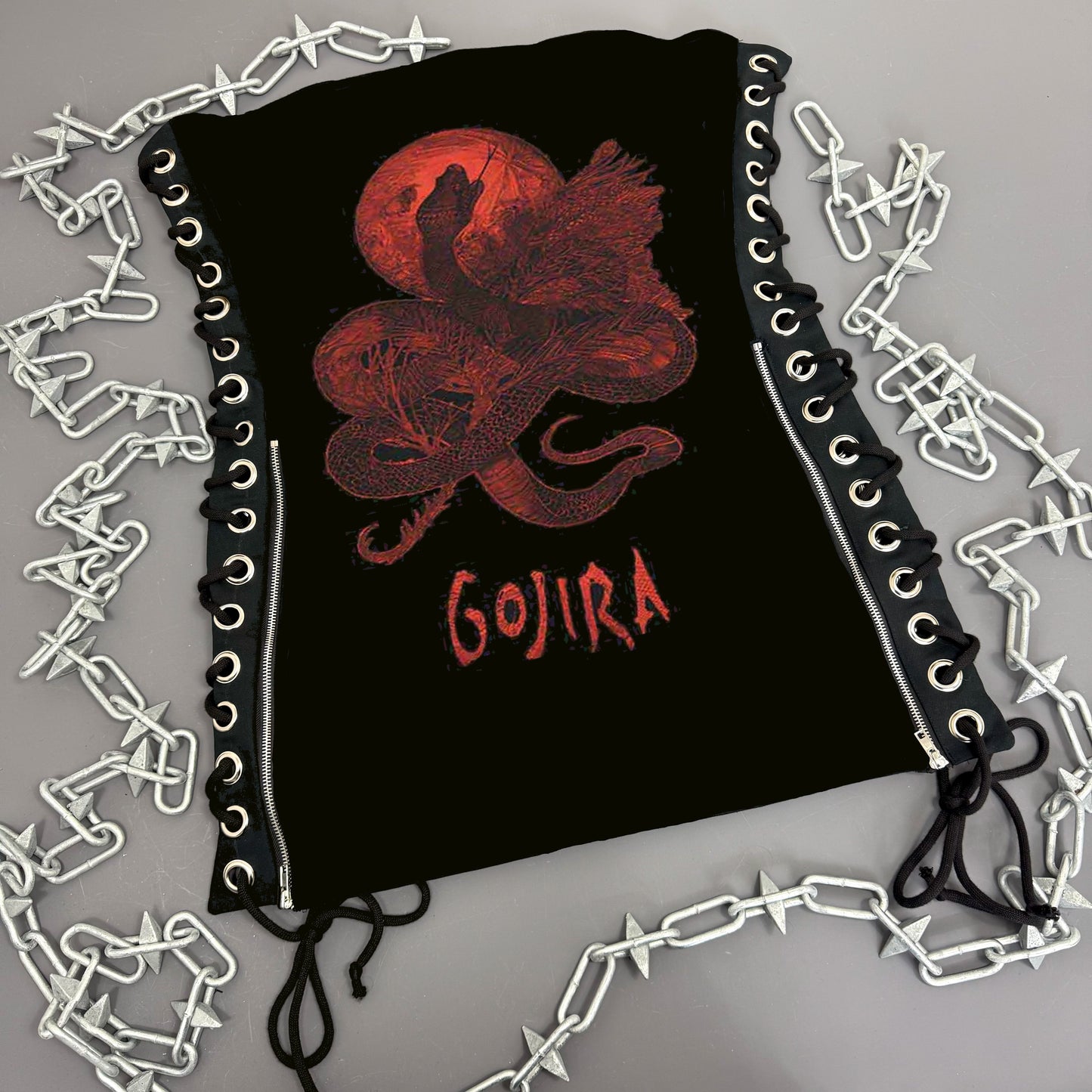 Gojira Lace Up Dress