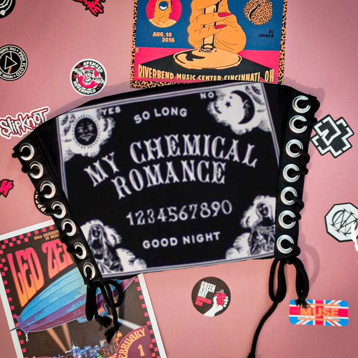 My Chemical Romance Goodnight Lace Up Top