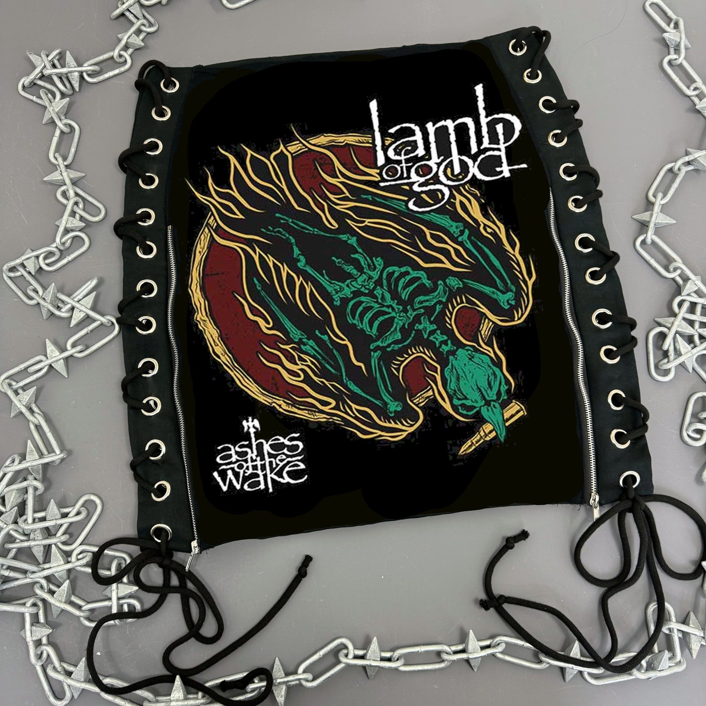 Lamb Of God Ashes Of The Wake Lace Up Skirt