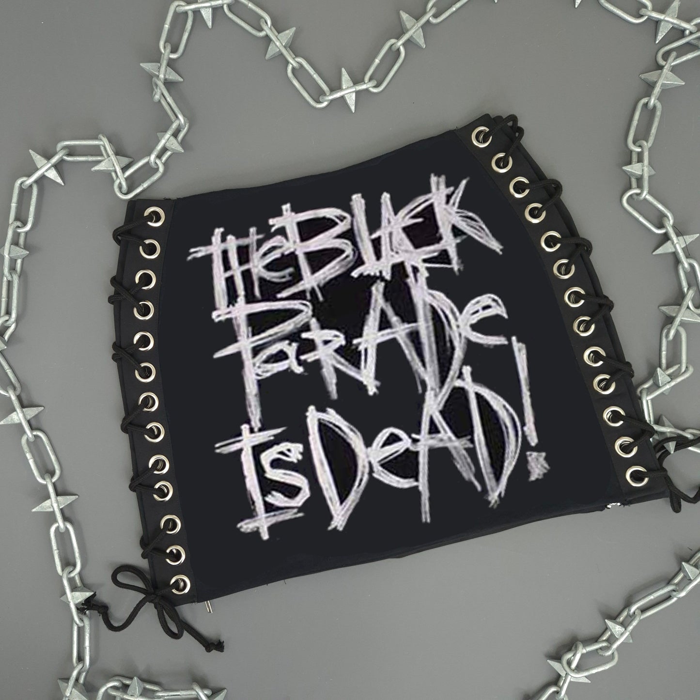 My Chemical Romance Lace Up Skirt