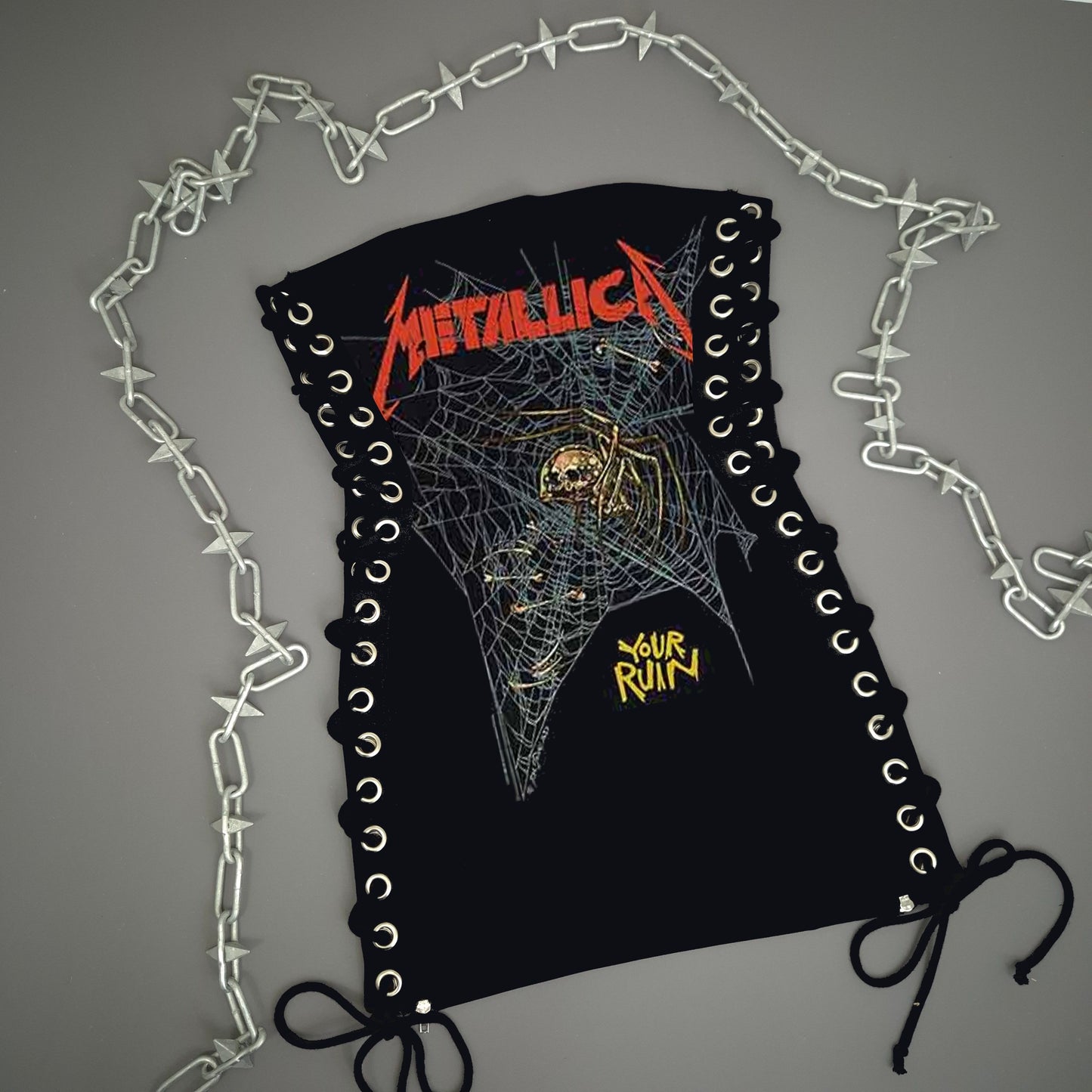 Metallica Ruin Lace Up Dress