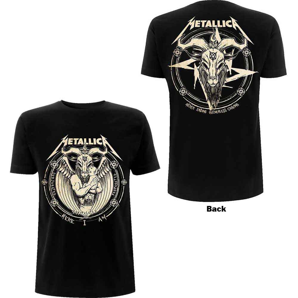 Metallica Baphomet Lace Up Skirt