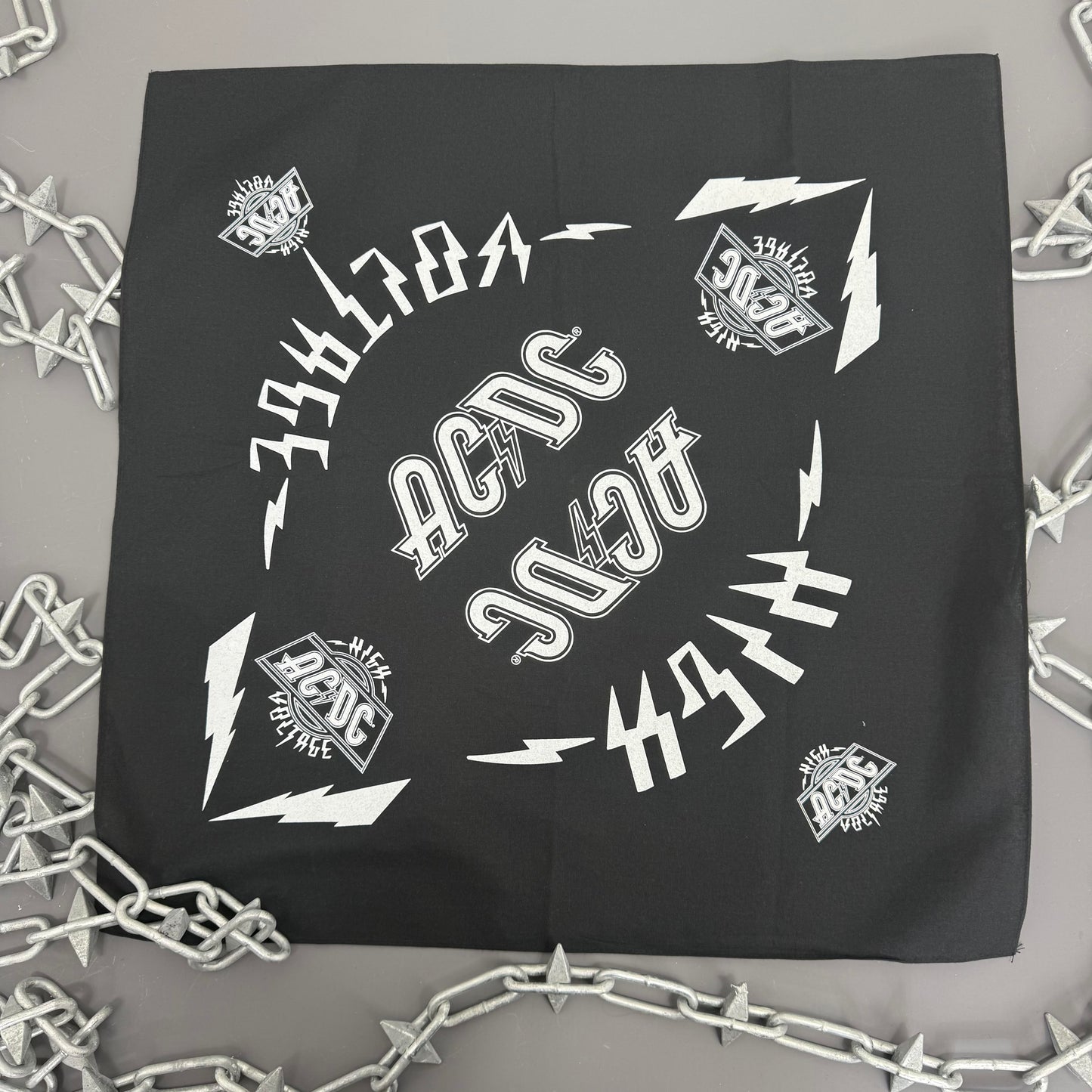 AC/DC High Voltage Bandana