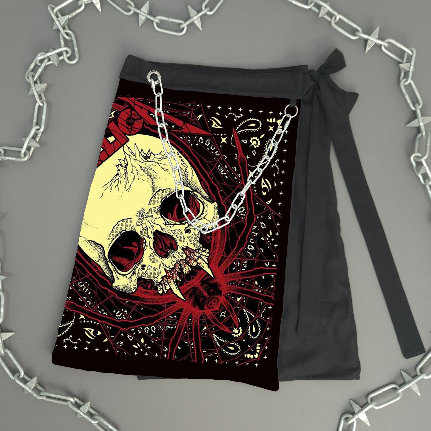 Metallica Bandana Wrap Skirt