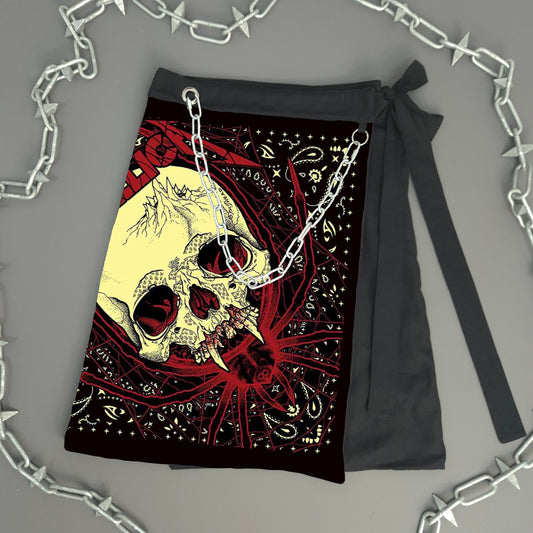 Metallica Bandana Wrap Skirt