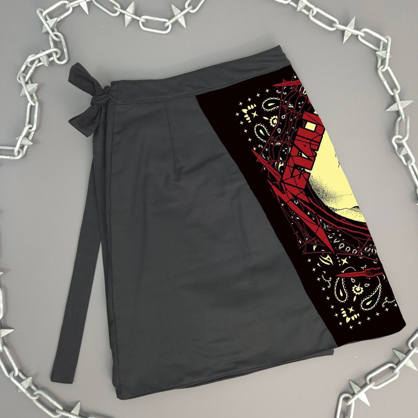 Metallica Bandana Wrap Skirt