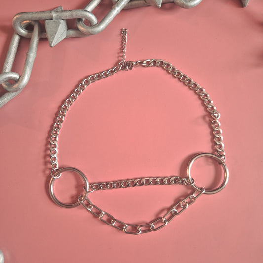 Necromancy O Ring Layered Choker