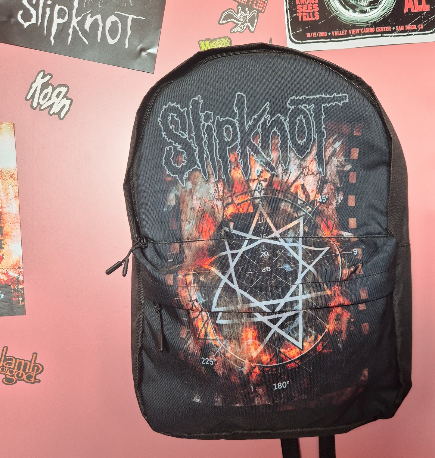 Slipknot Pentagram Large Backpack