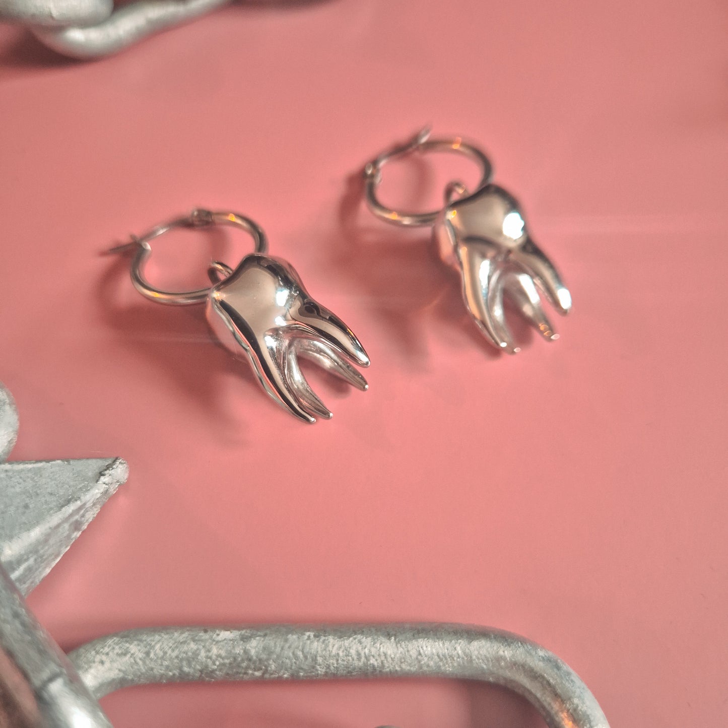 Lover’s Remnant Heavy Tooth Earrings