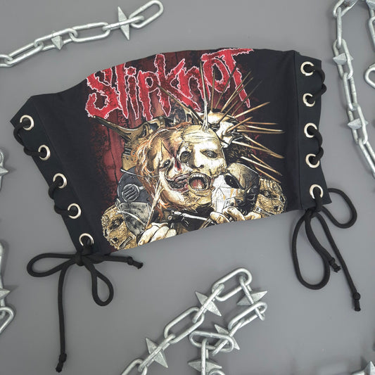 Slipknot Torn Apart Lace Up Top Size 10