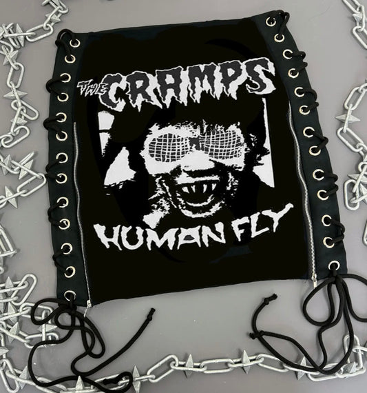 The Cramps Lace Up Skirt