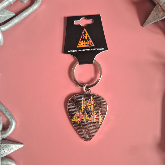 Def Leppard Metal Keyring
