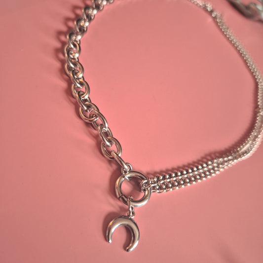 Selene Crescent Moon Necklace