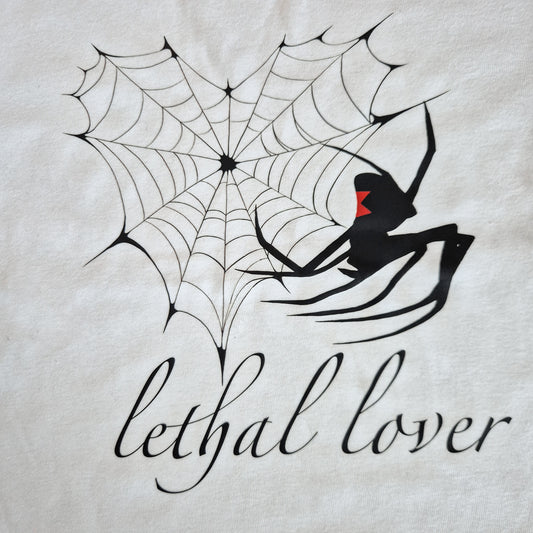 Lethal Lover White Baby Tee