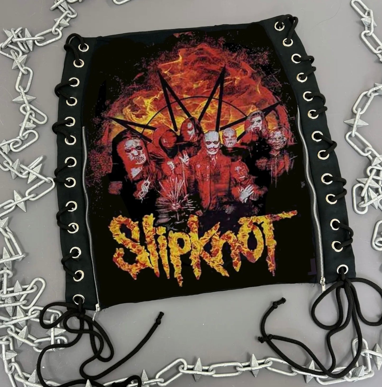 Slipknot Lace Up Skirt