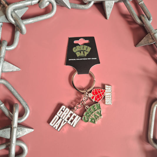 Greenday Metal Keyring