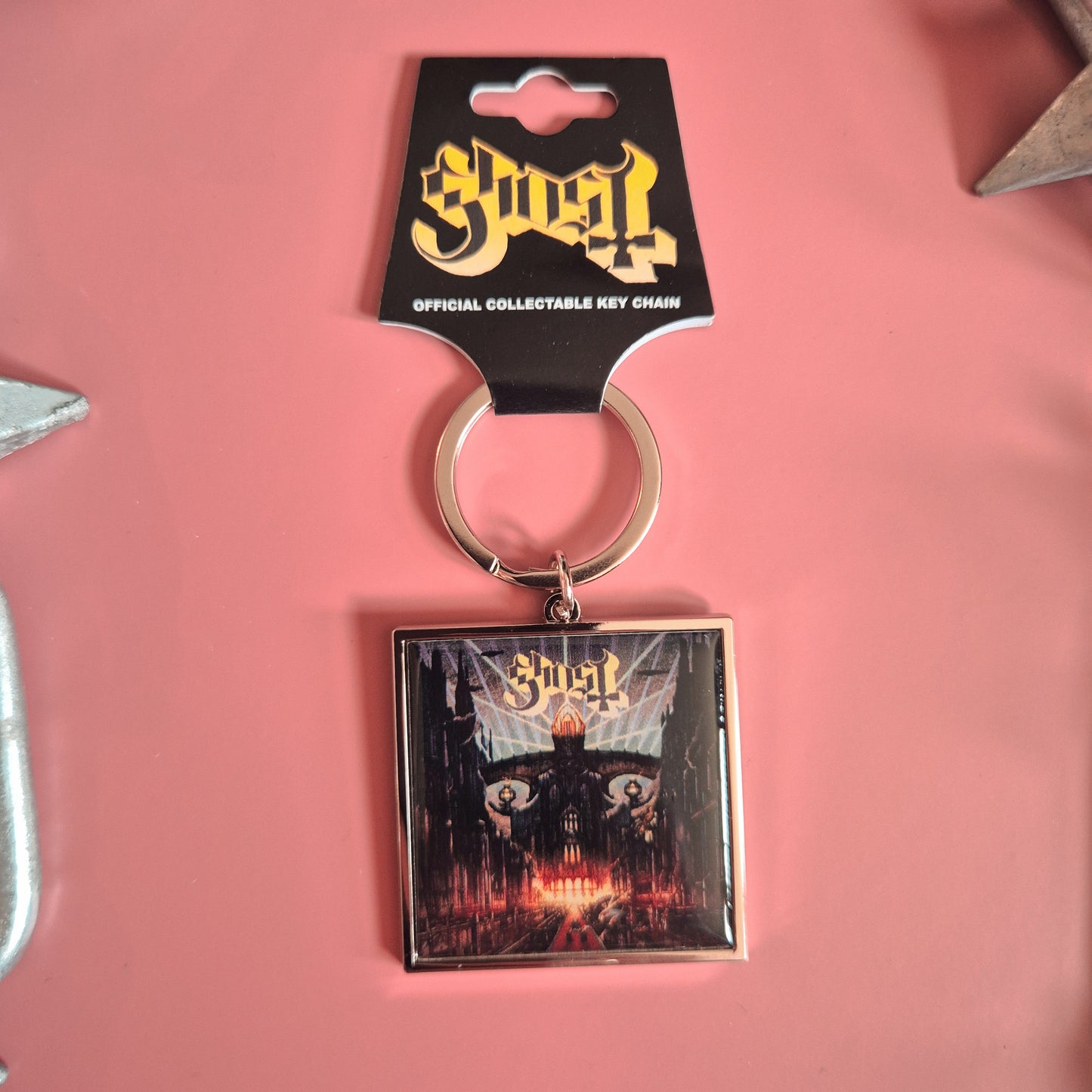 Ghost Metal Keyring
