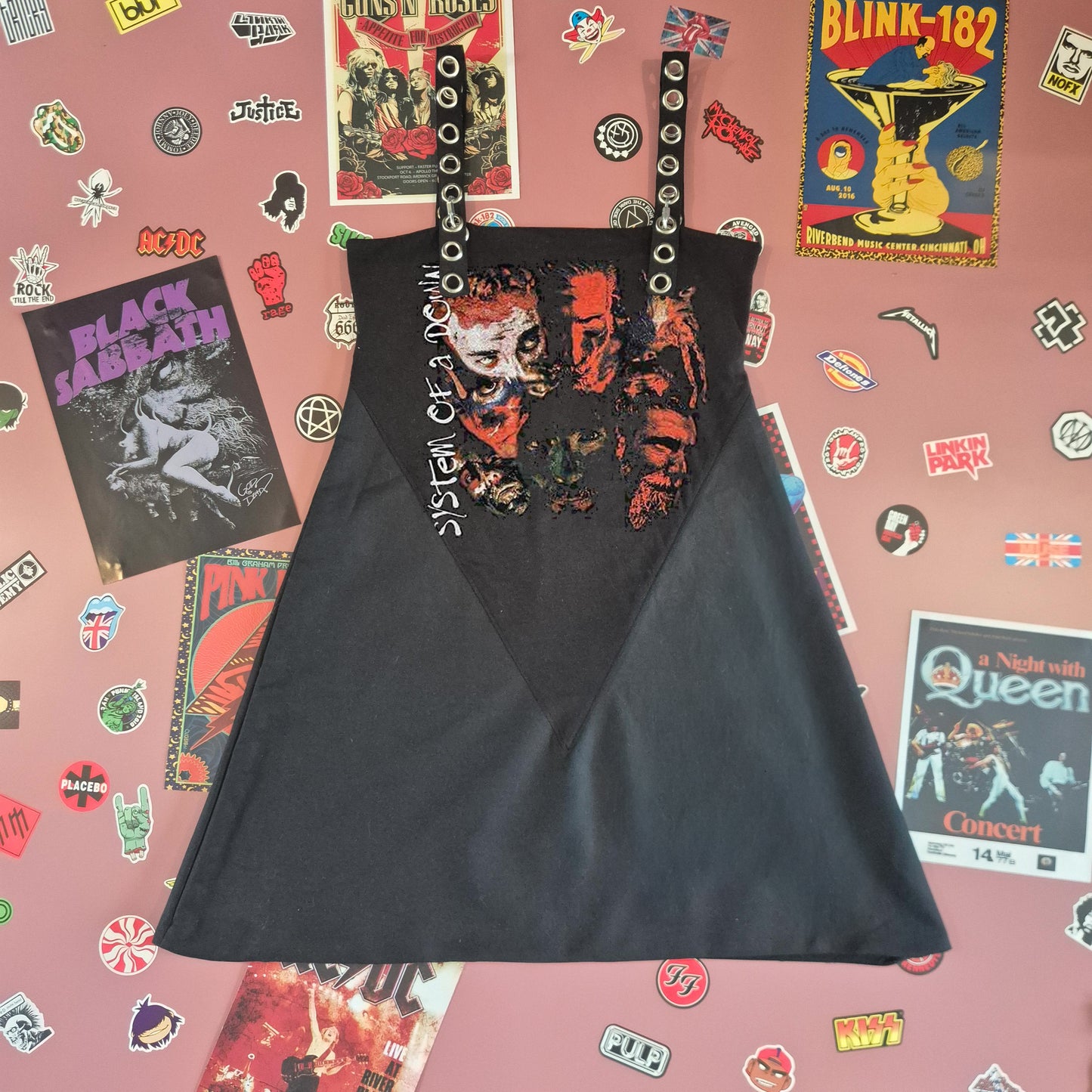 System Of A Down Black Dress