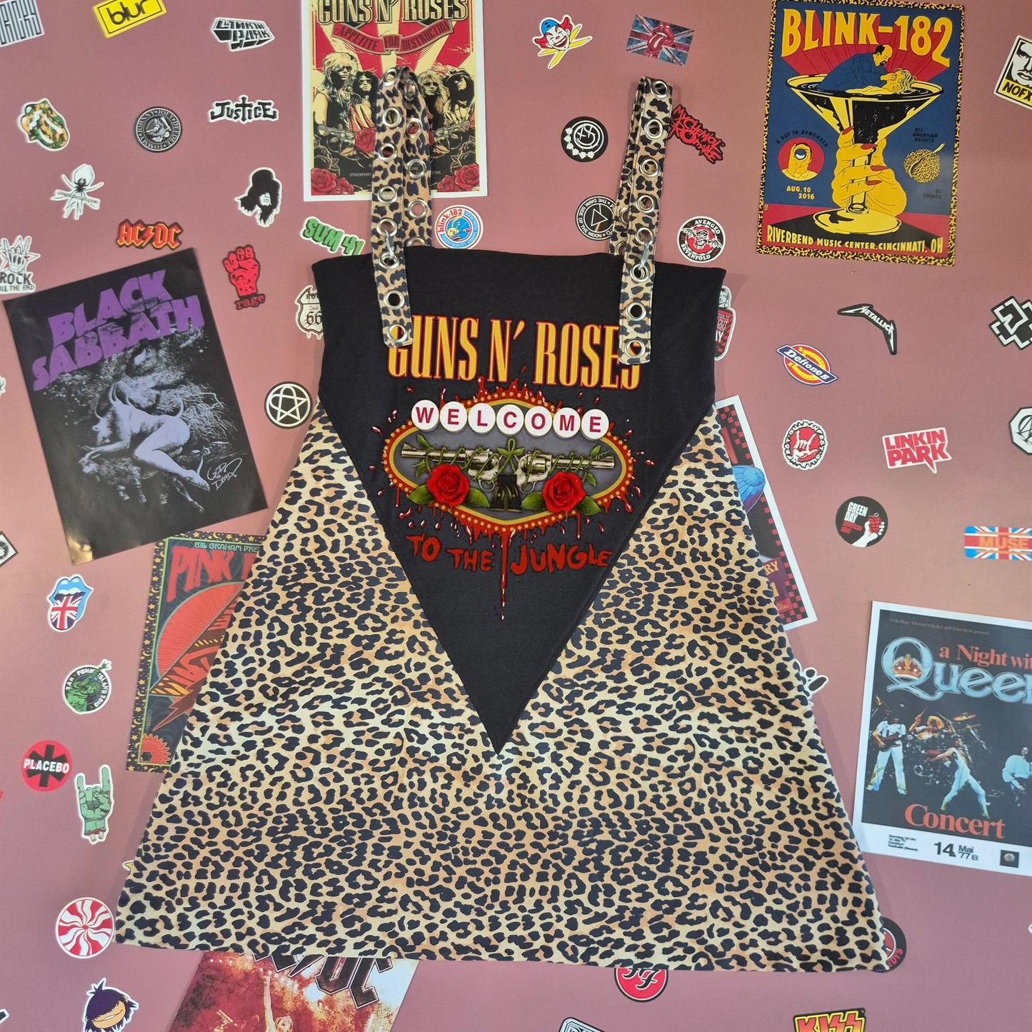 Guns N Roses Leopard Dress
