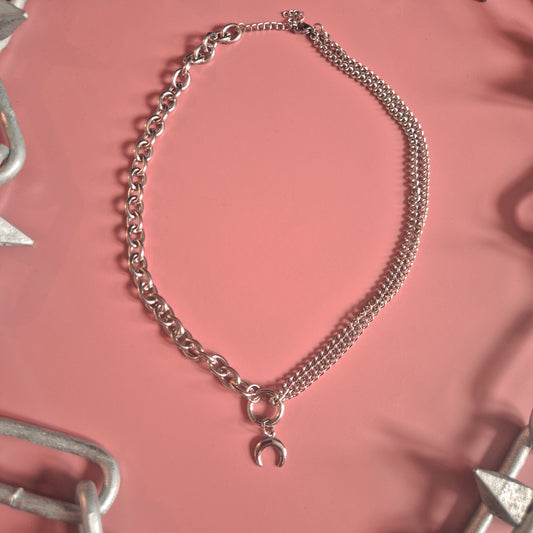 Selene Crescent Moon Necklace