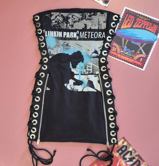 Linkin Park Lace Up Dress