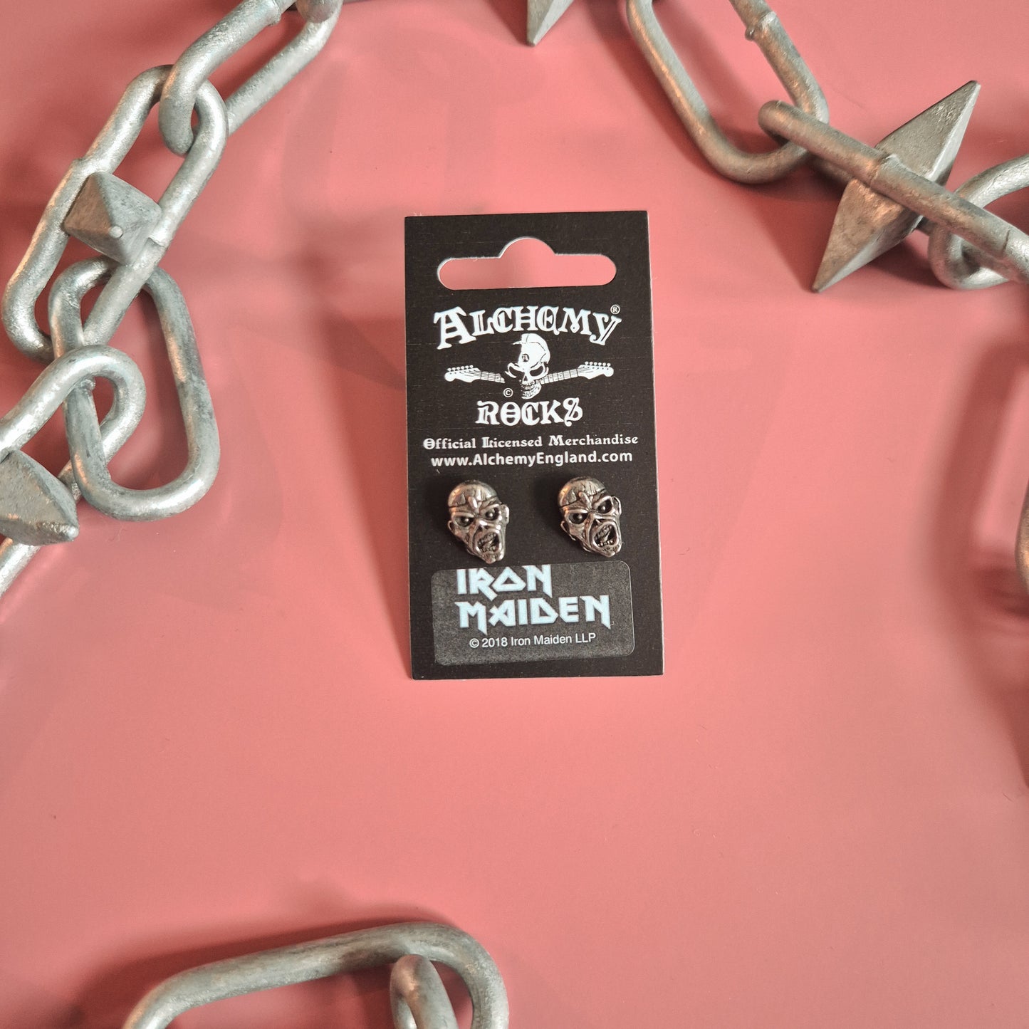 Iron Maiden Earrings