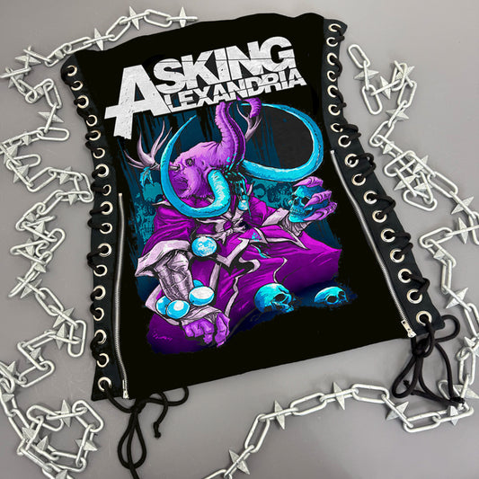 Asking Alexandria Devour Insane Lace Up Dress