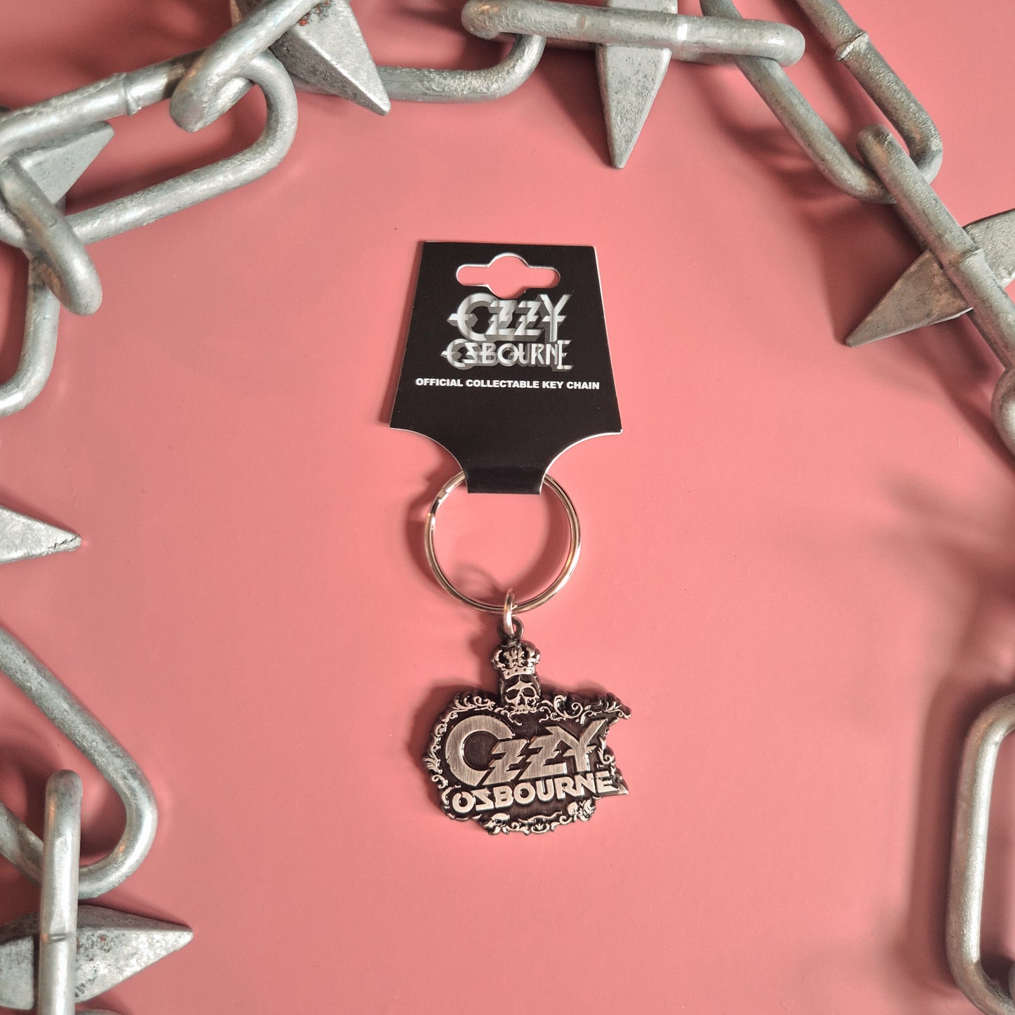 Ozzy Osbourne Metal Keyring