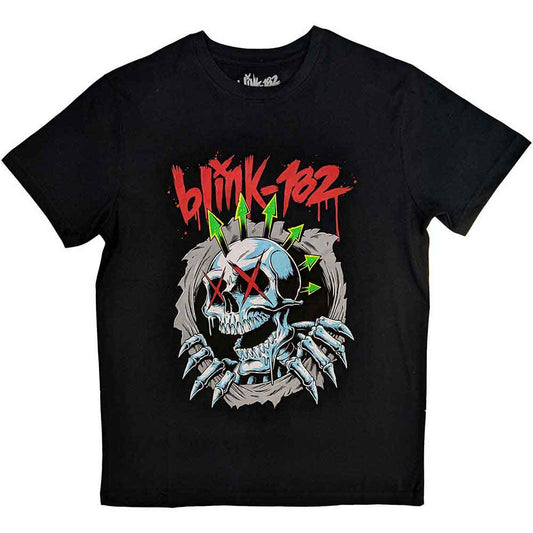 Blink 182 Six Arrow Skull T-Shirt