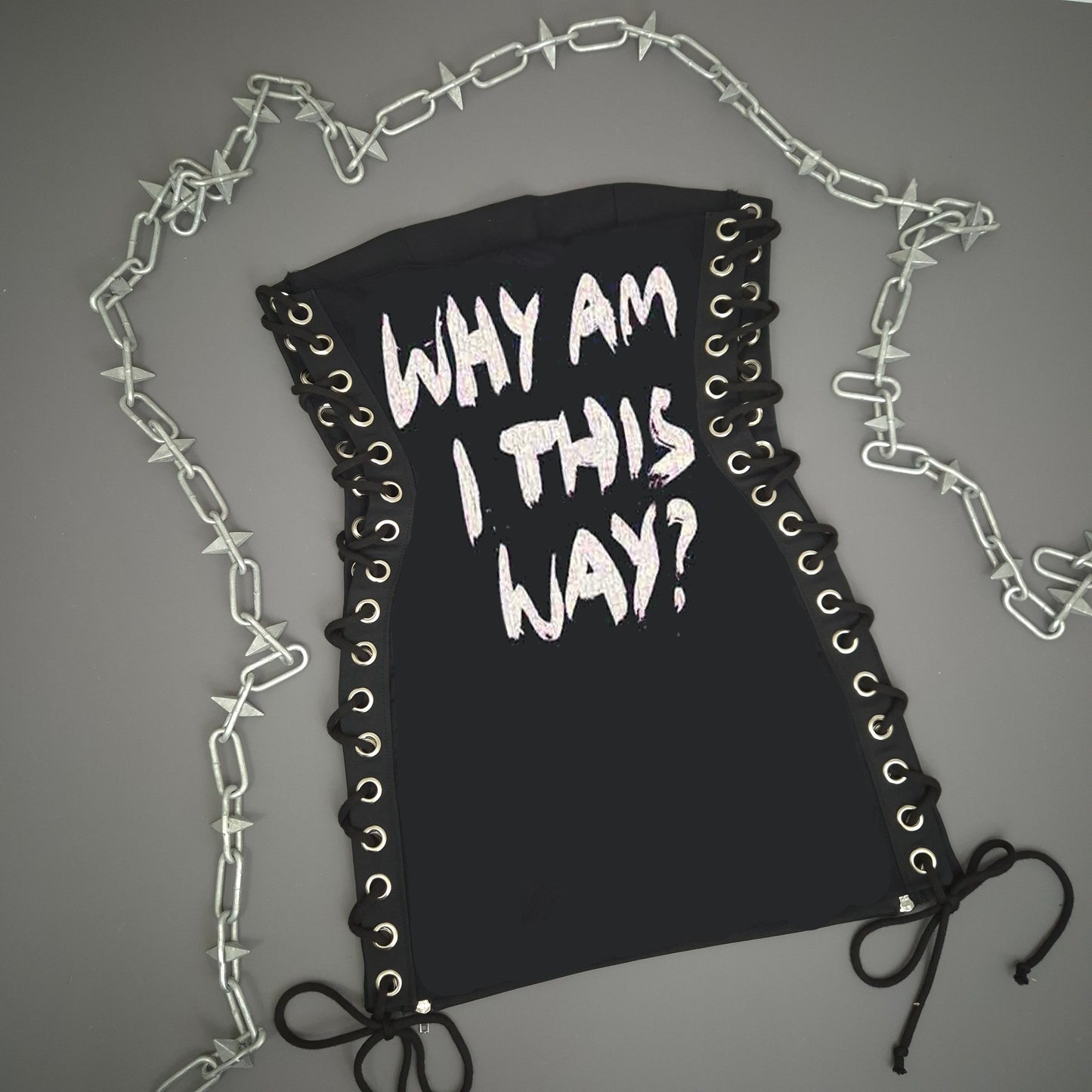Bring Me The Horizon Lace Up Dress