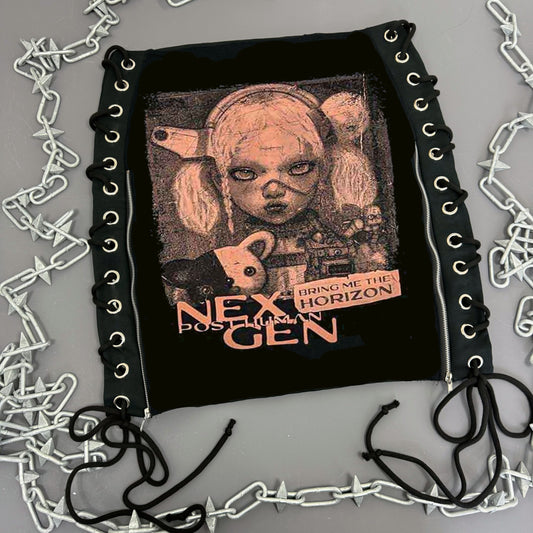 Bring Me The Horizon Next Gen Lace Up Skirt