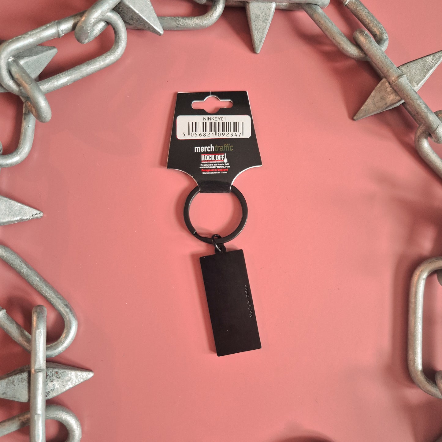Nine Inch Nails Metal Keyring