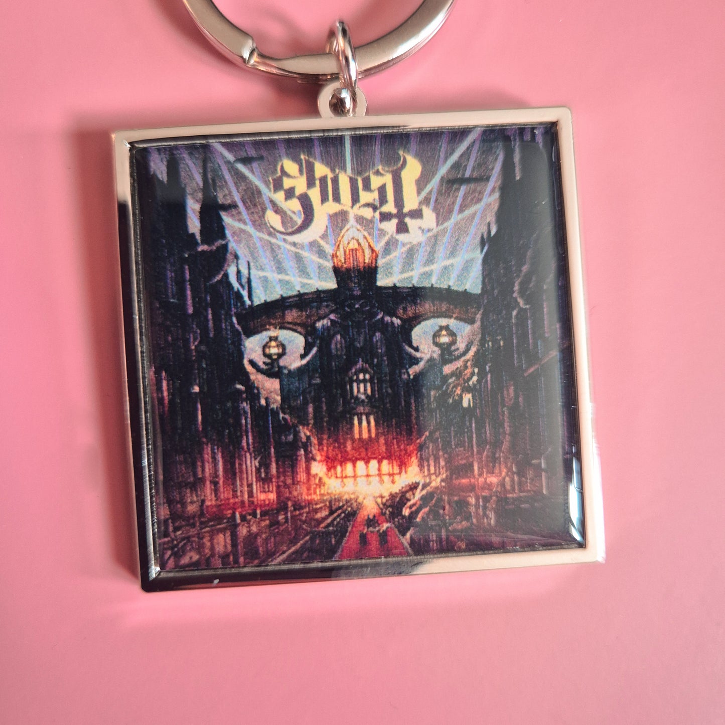 Ghost Metal Keyring