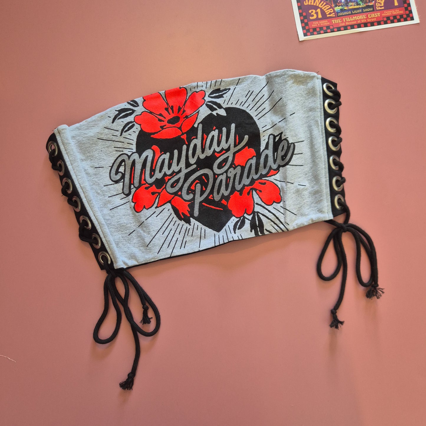 Mayday Parade Lace Up Top