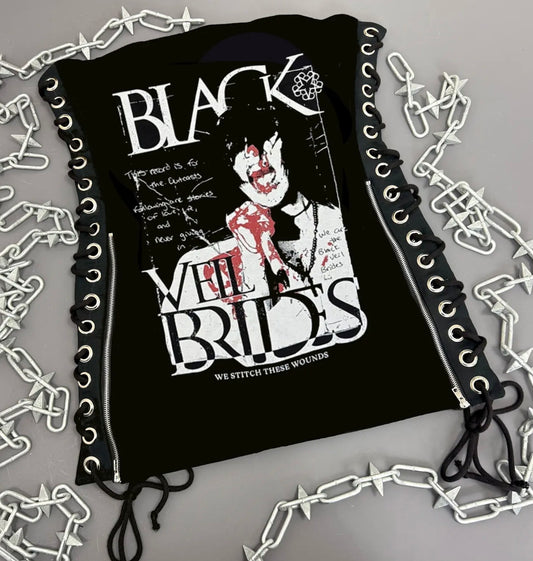 Black Veil Brides Lace Up Dress