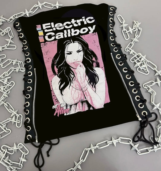 Electric Callboy Lace Up Dress