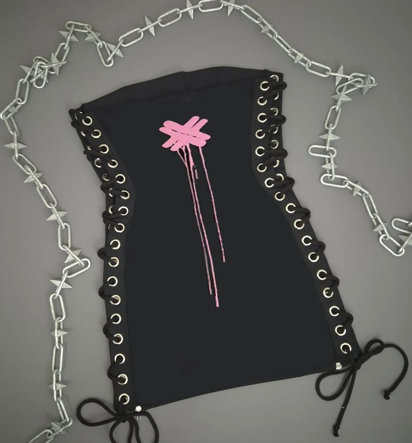Electric Callboy Lace Up Dress